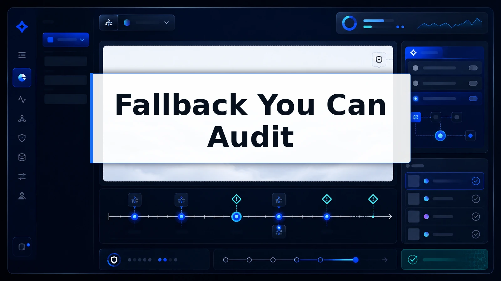 Fallback events visible in usage records for review after a provider incident.