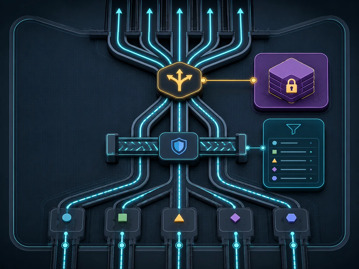route sensitive work inline 2 routing policies