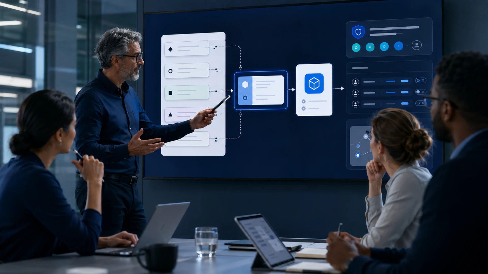 An expert AI workflow packaged as a governed skill and run by a whole team.